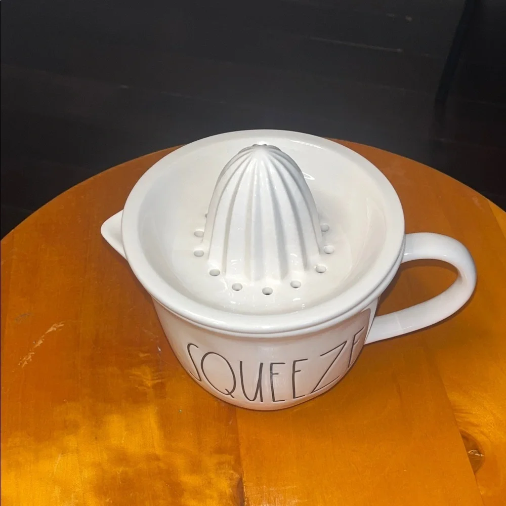 Rae Dunn Cream Ceramic Citrus Juicer